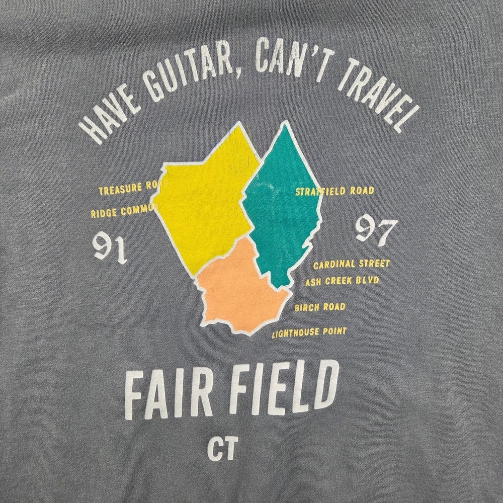 John Mayer Basement Brigade Hoodie Hooded Sweatshirt Adult Small Fairfield Gray - Picture 8 of 8